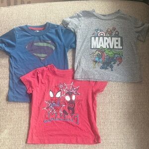 Superhero Graphic T-Shirts Set